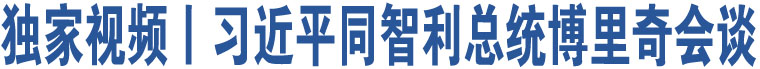 獨(dú)家視頻丨習(xí)近平同智利總統(tǒng)博里奇會(huì)談