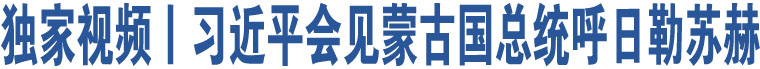 獨(dú)家視頻丨習(xí)近平會見蒙古國總統(tǒng)呼日勒蘇赫