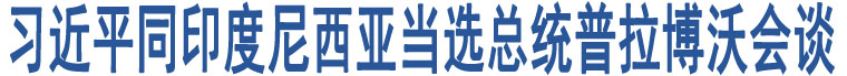 習(xí)近平同印度尼西亞當(dāng)選總統(tǒng)普拉博沃會(huì)談