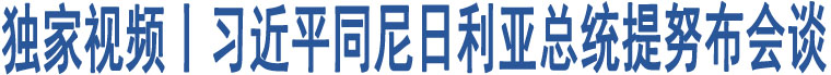 獨(dú)家視頻丨習(xí)近平同尼日利亞總統(tǒng)提努布會(huì)談