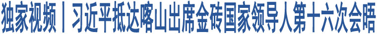 獨家視頻丨習近平抵達喀山出席金磚國家領(lǐng)導(dǎo)人第十六次會晤