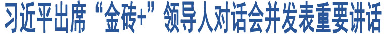 習(xí)近平出席“金磚+”領(lǐng)導(dǎo)人對(duì)話會(huì)并發(fā)表重要講話