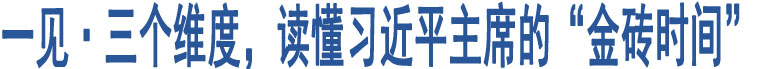 一見·三個(gè)維度，讀懂習(xí)近平主席的“金磚時(shí)間”